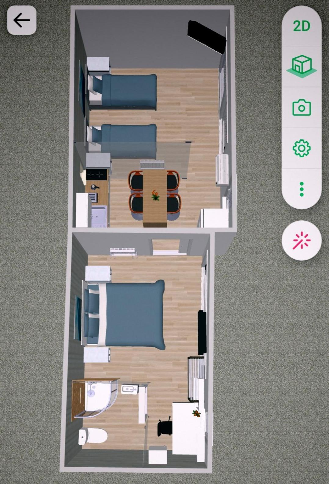 Independent 2-Bedrooms Garden Guesthouse, Sleep 4, Only 1 Booking At Time, Free Parking, Wi-Fi, Private Entrance, Heating & Air-Conditioning Guest house